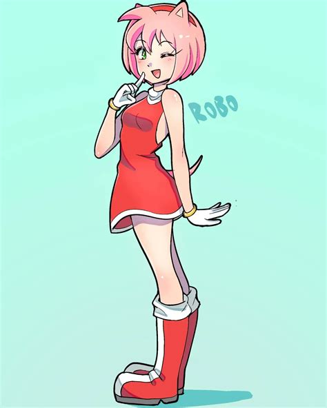 Amy Rose as a human. (By @Touyarokii) : r/SonicTheHedgehog